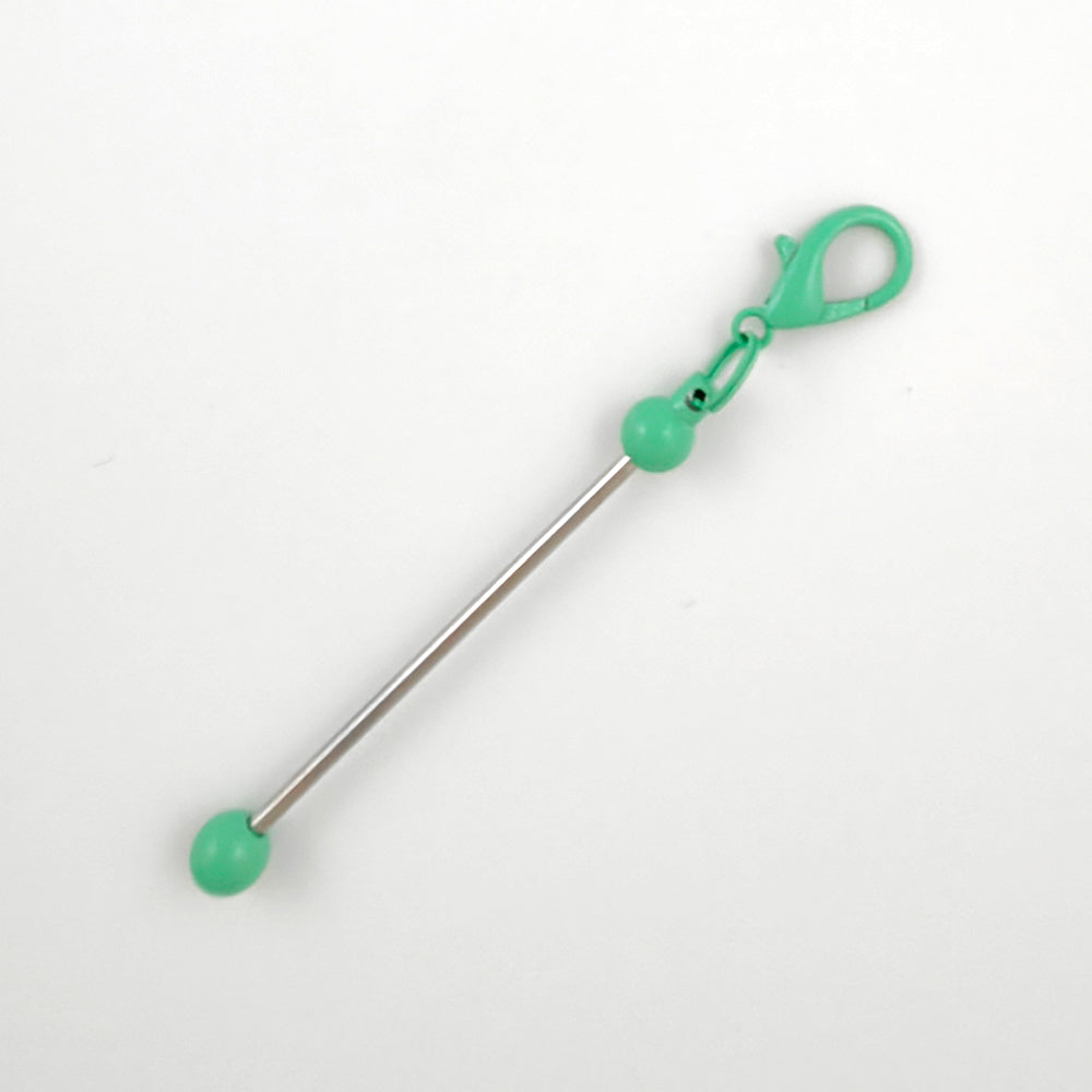 Wholesale Beadable Bar Mini Metal DIY Beadable Keychains